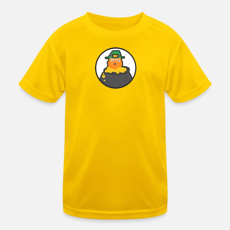 UND Ginger_cs2 Emblem Kinder Funktions-T-Shirt