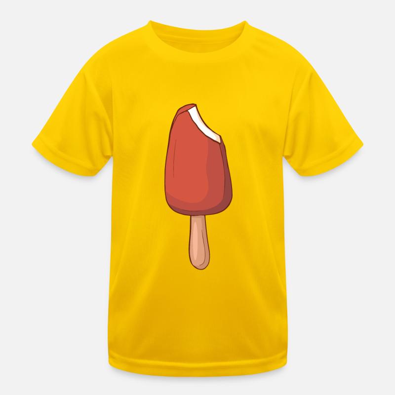 Eis Speiseeis Eiskrem Eiscreme Kugeleis Eisbecher Kinder Funktions-T-Shirt