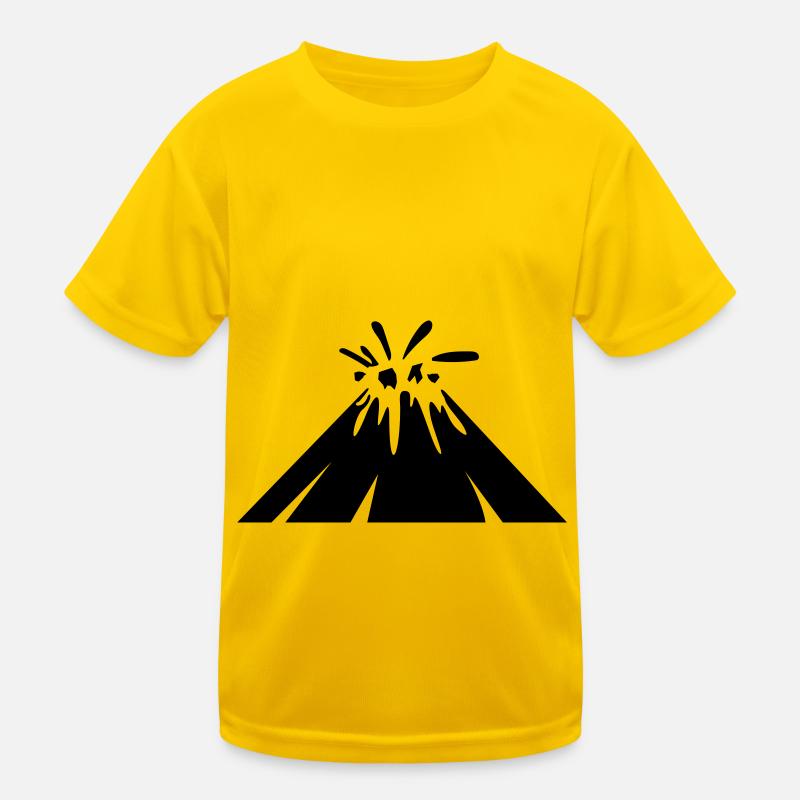 Icône de volcan T-shirt sport Enfant
