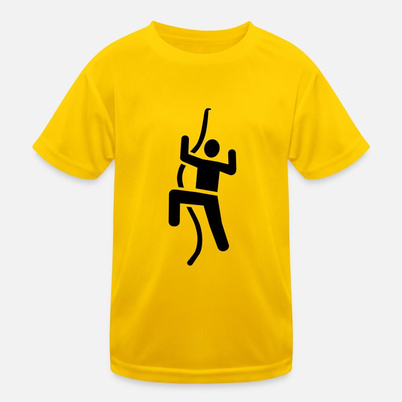 Klettern Kinder Funktions-T-Shirt