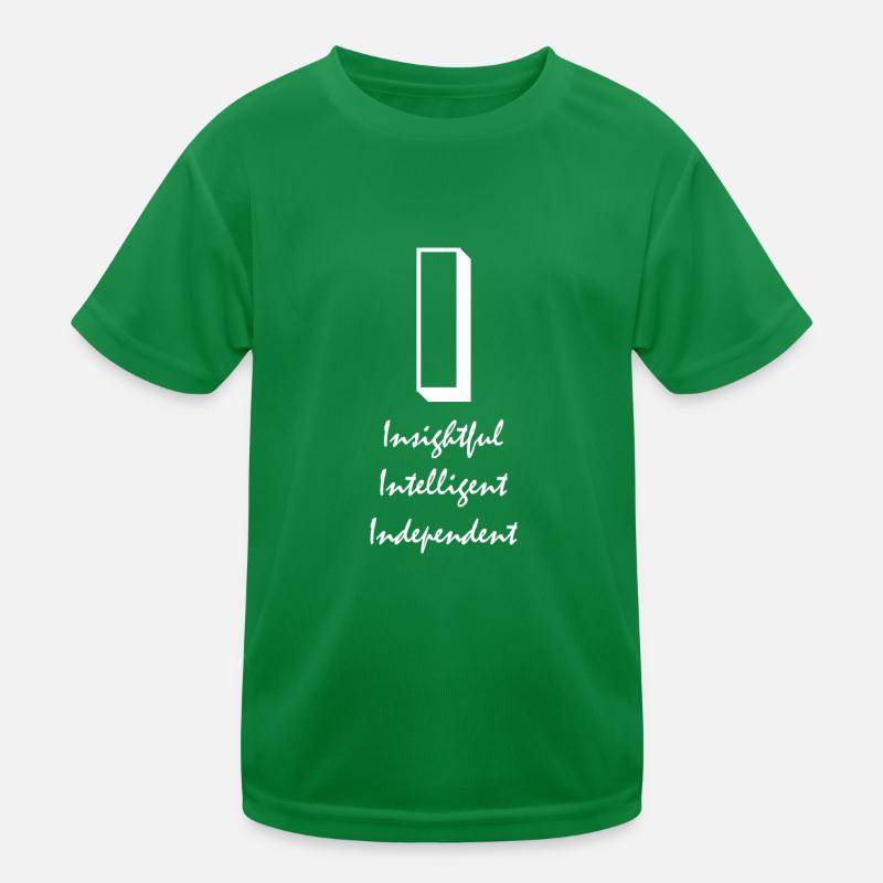 Buchstabe & Zeichen (I) Kinder Funktions-T-Shirt