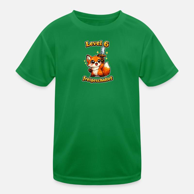 Fuchs_Level_6 Kids Functional T-Shirt