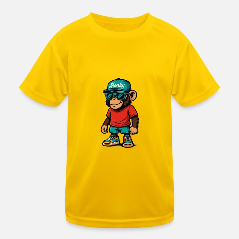 Monky Rock Kinder Funktions-T-Shirt
