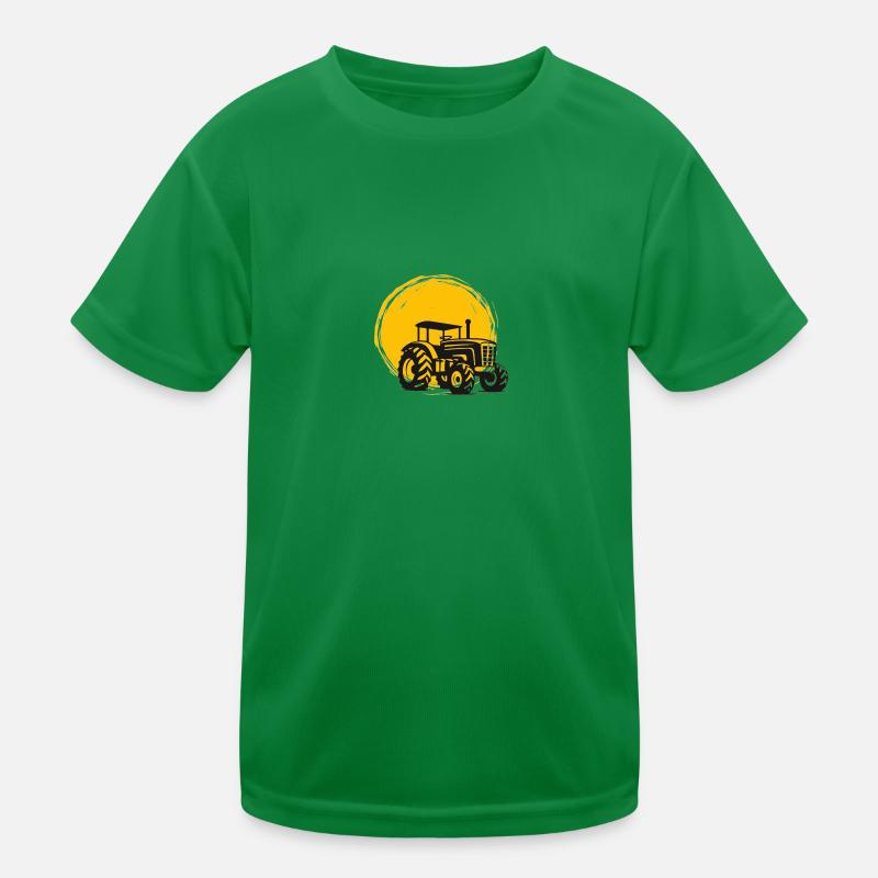 Traktor Kinder Funktions-T-Shirt