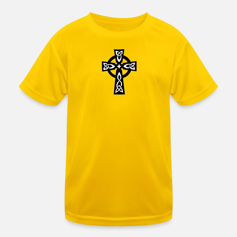 Celtic or Celtic cross Kids Functional T-Shirt