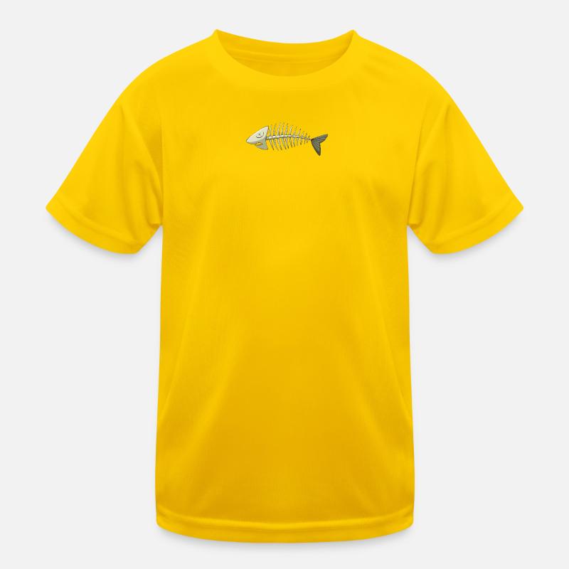 fischgräte Kinder Funktions-T-Shirt