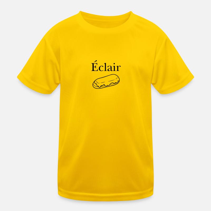 Lightning - Kids Functional T-Shirt - egg yellow