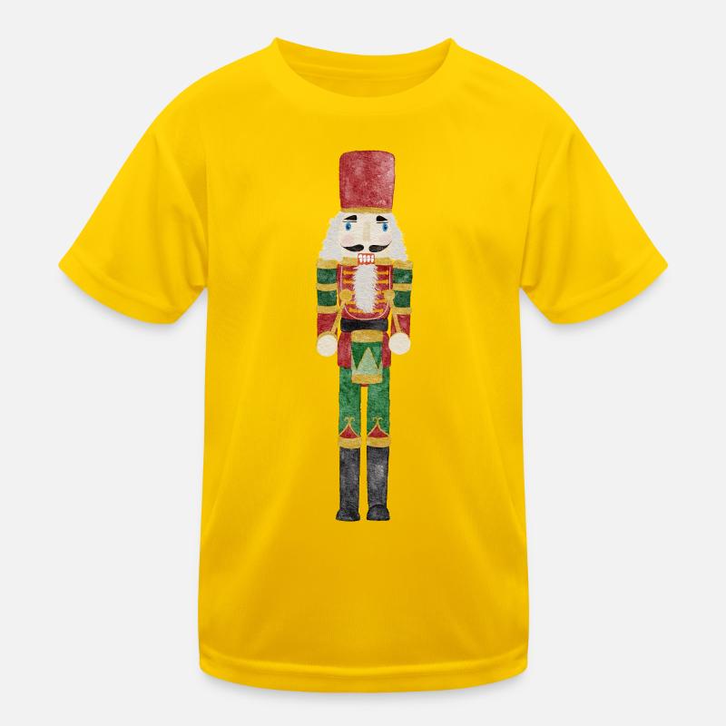 Nutcracker Watercolor Kids Functional T-Shirt