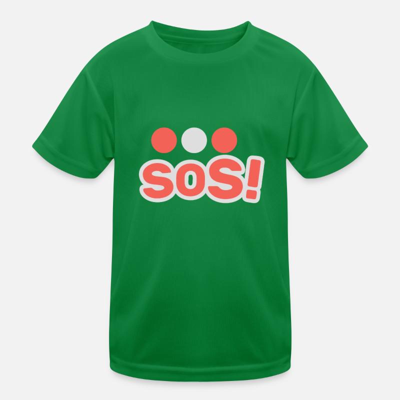 SOS! Help! Kids Functional T-Shirt