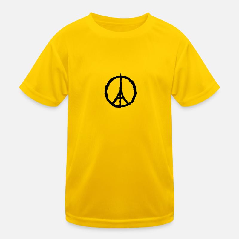 Eiffel tower logo 9122 Kids Functional T-Shirt