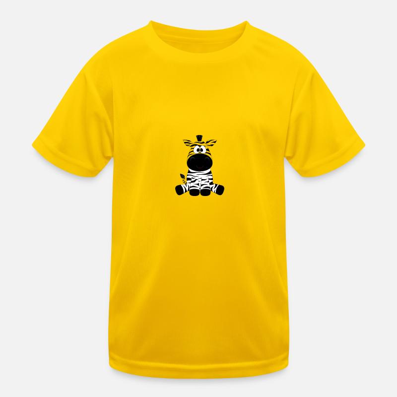 zebra Kinder Funktions-T-Shirt