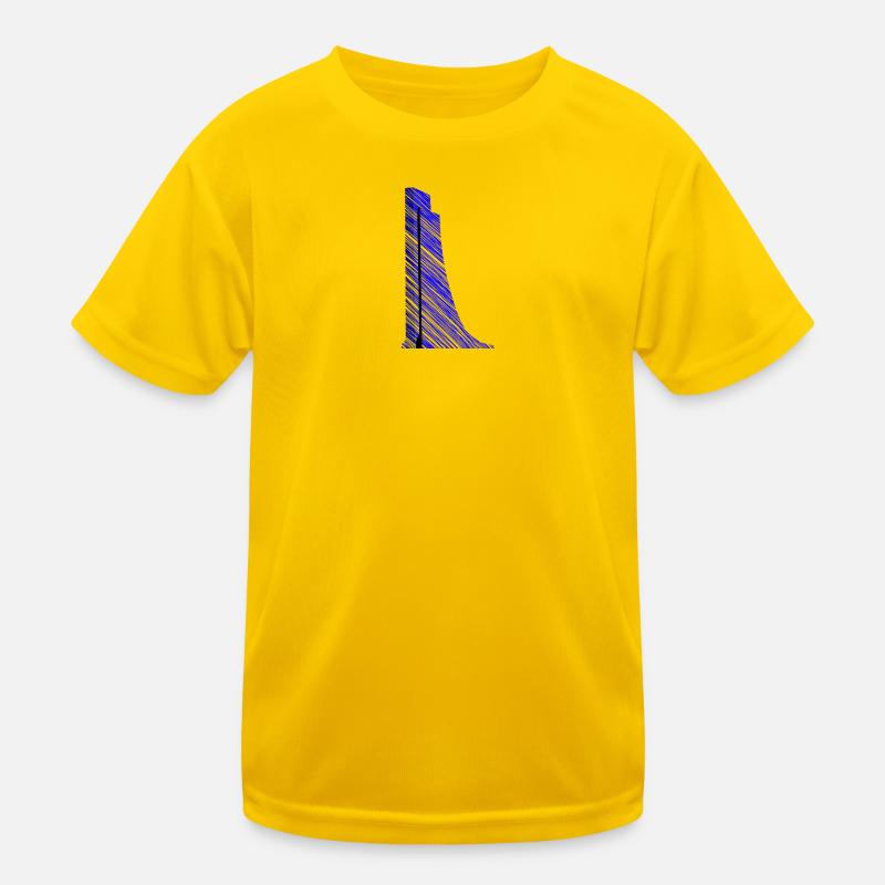 Silhouette d’art moderne de Laboe T-shirt sport Enfant