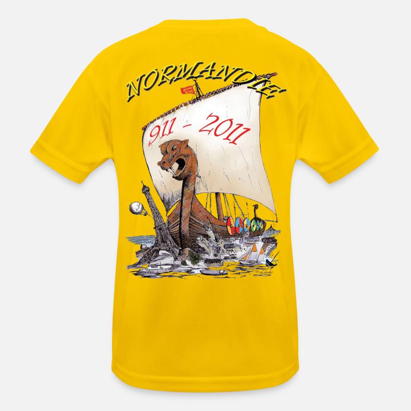 NORMANDY COPYRIGHT LOUIS RUNEMBERG Kids Functional T-Shirt
