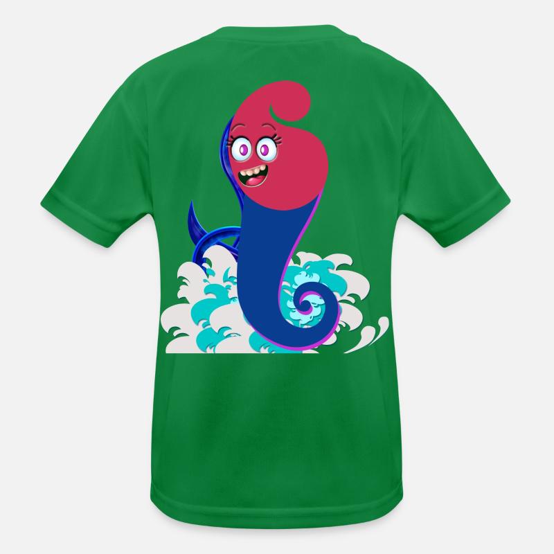 Surf-Spiral-Geist Kinder Funktions-T-Shirt