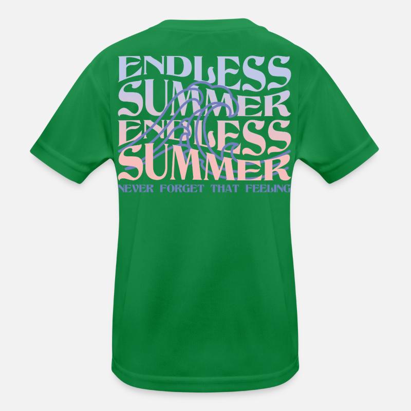 Endless Summer – Vagues et ambiance de plage T-shirt sport Enfant