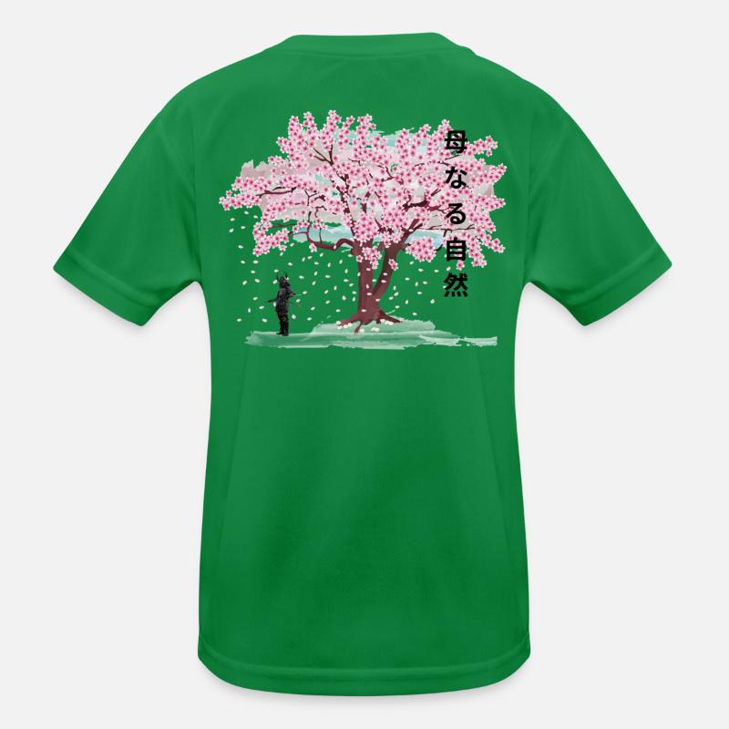 Under the blossoming cherry tree Kids Functional T-Shirt