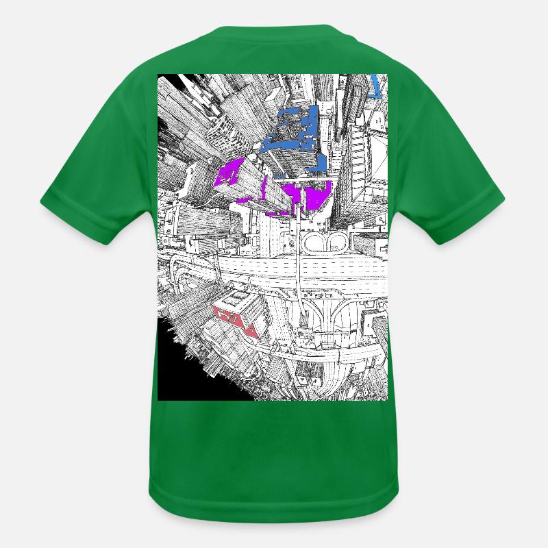 Gratte-ciel œil de poisson T-shirt sport Enfant
