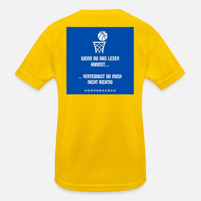 Lesen oder Verteidigen Spruch Hoopsrausch Kinder Funktions-T-Shirt
