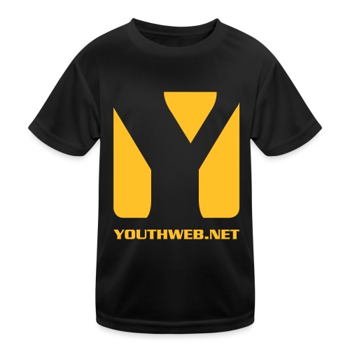 yw_LogoShirt_yellow - Kinder Funktions-T-Shirt