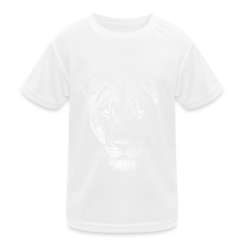 Löwin - Kinder Funktions-T-Shirt