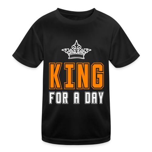 King for a day - Functioneel T-shirt voor kinderen