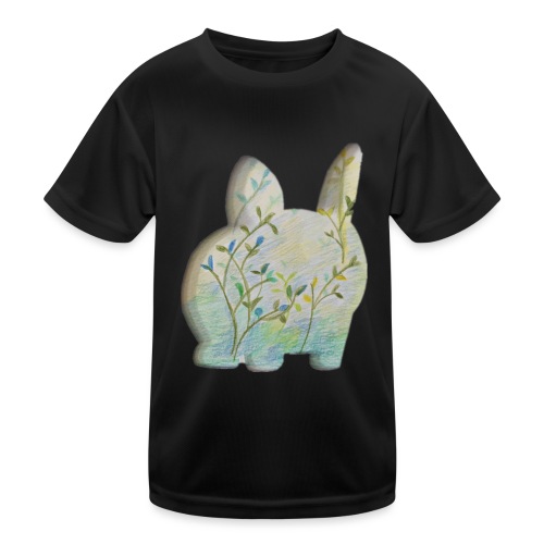 Rabbit in the spring - Kids Functional T-Shirt