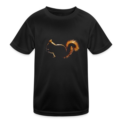 Eichhörnchen - Kinder Funktions-T-Shirt