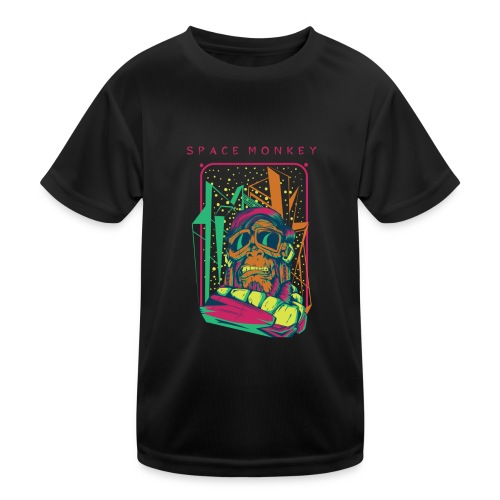 Spacemonkey - Kinder Funktions-T-Shirt