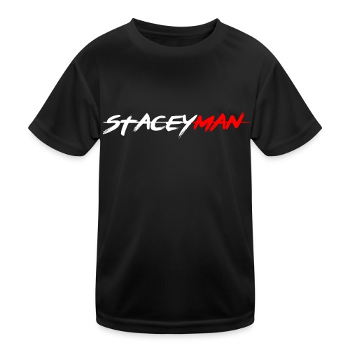 staceyman red design - Kids Functional T-Shirt