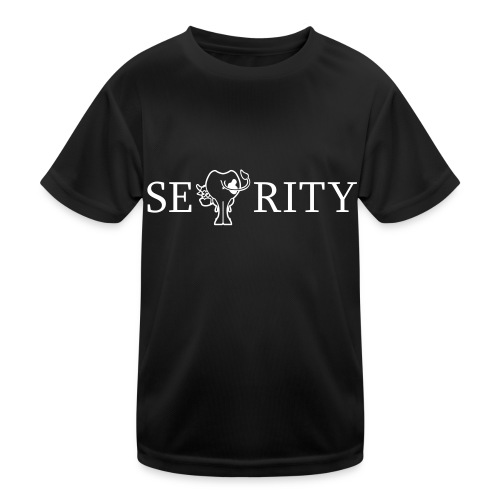 SE-KUH-RITY - Kinder Funktions-T-Shirt