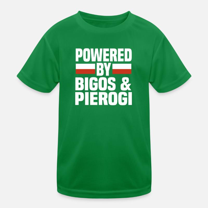 powered by bigos pierogi T-shirt sport Enfant
