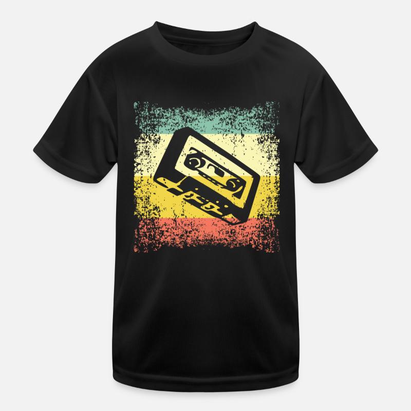 Vintage Kassette Kinder Funktions-T-Shirt