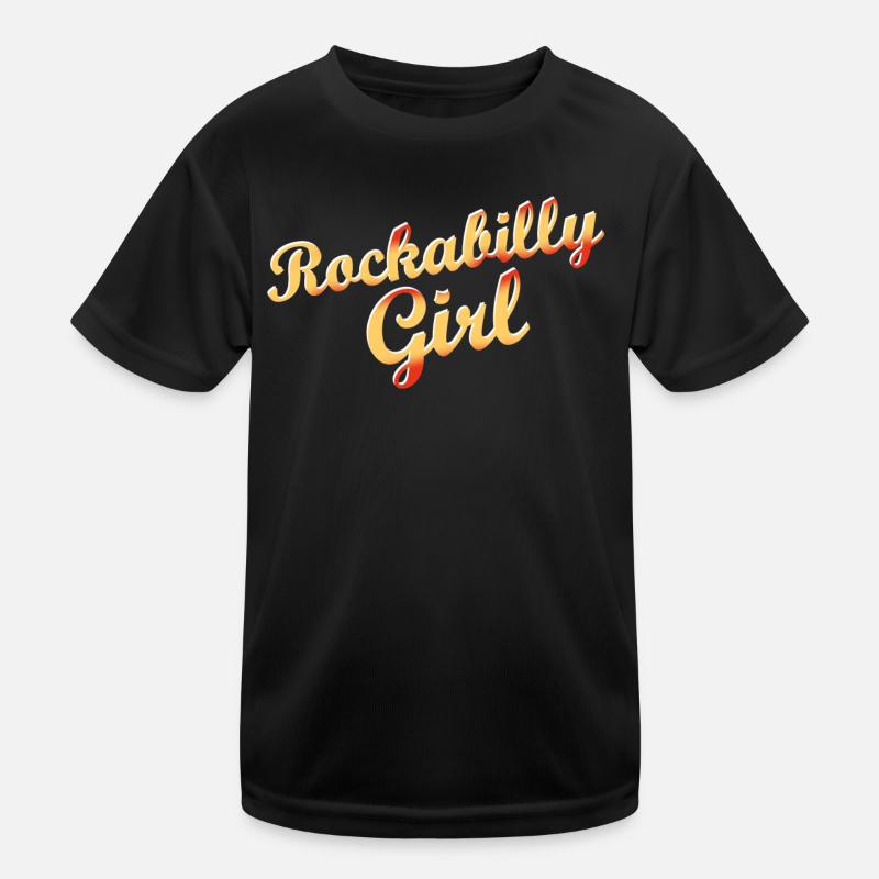 rockabilly fille T-shirt sport Enfant