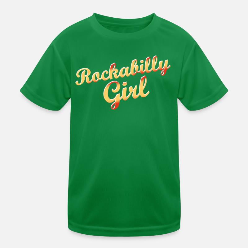 rockabilly pige Funktionsshirt til børn