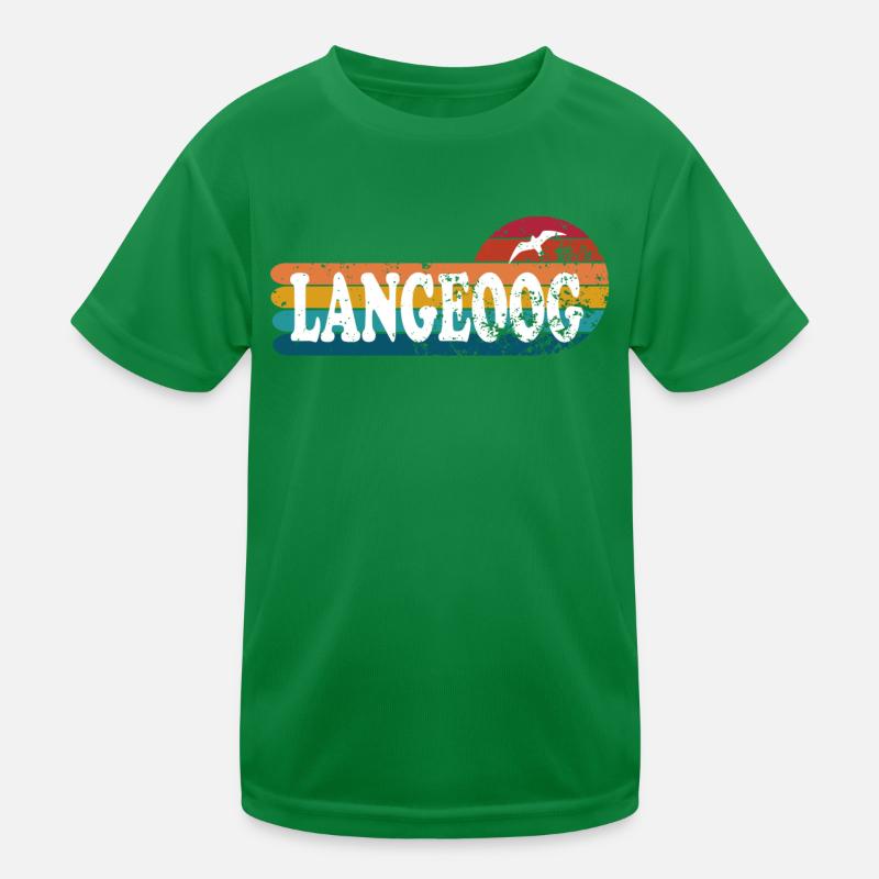 Langeoog Kinder Funktions-T-Shirt