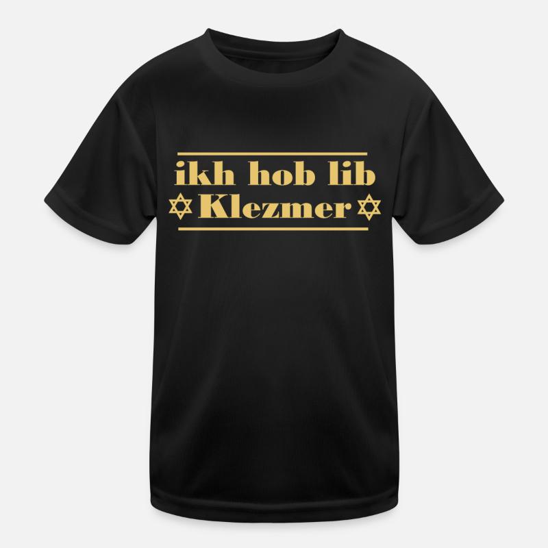 ikh hob lib klezmer Kinder Funktions-T-Shirt