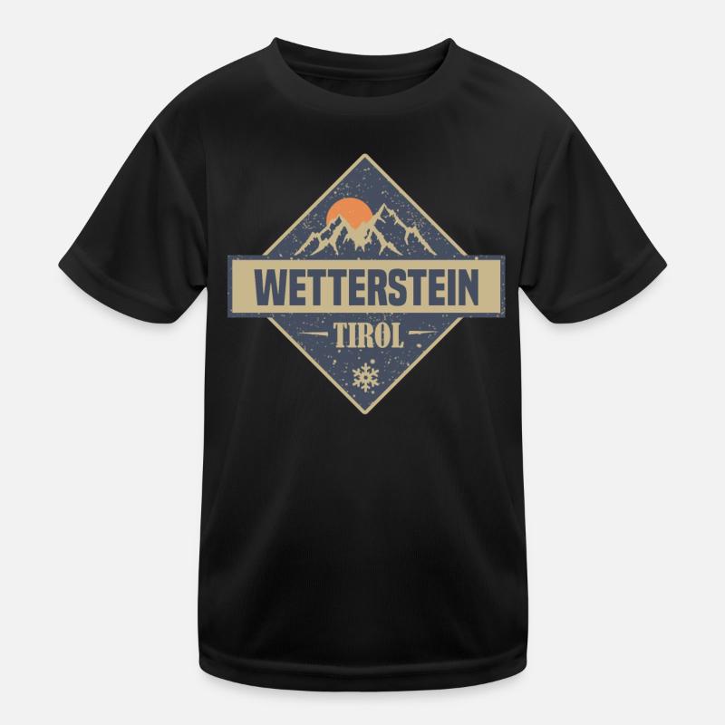 wetterstein Kinder Funktions-T-Shirt
