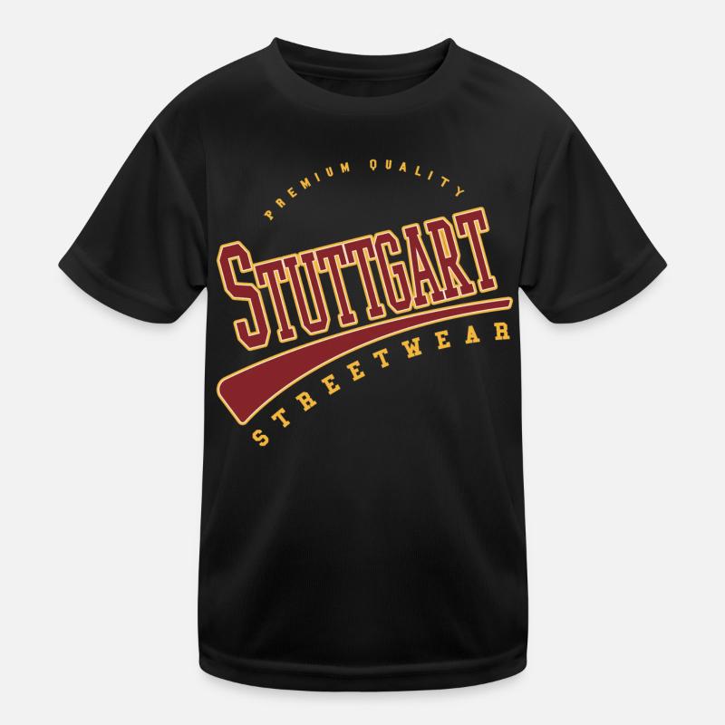 Stuttgart Allemagne College High School Style T-shirt sport Enfant