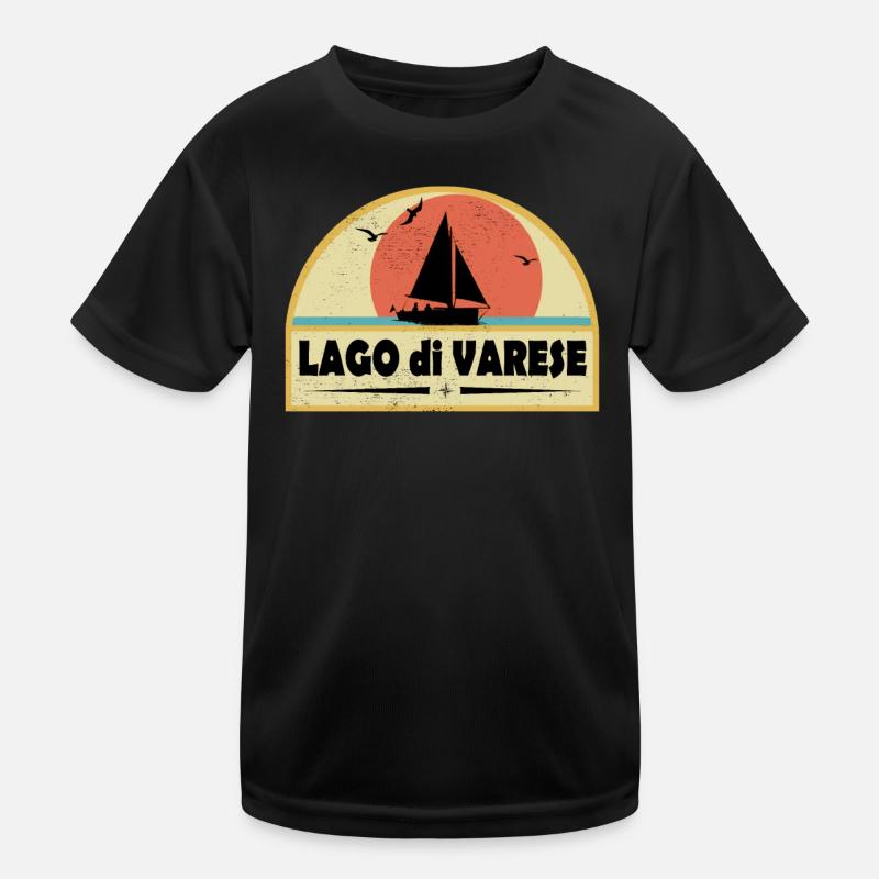 Lago di Varese Kinder Funktions-T-Shirt