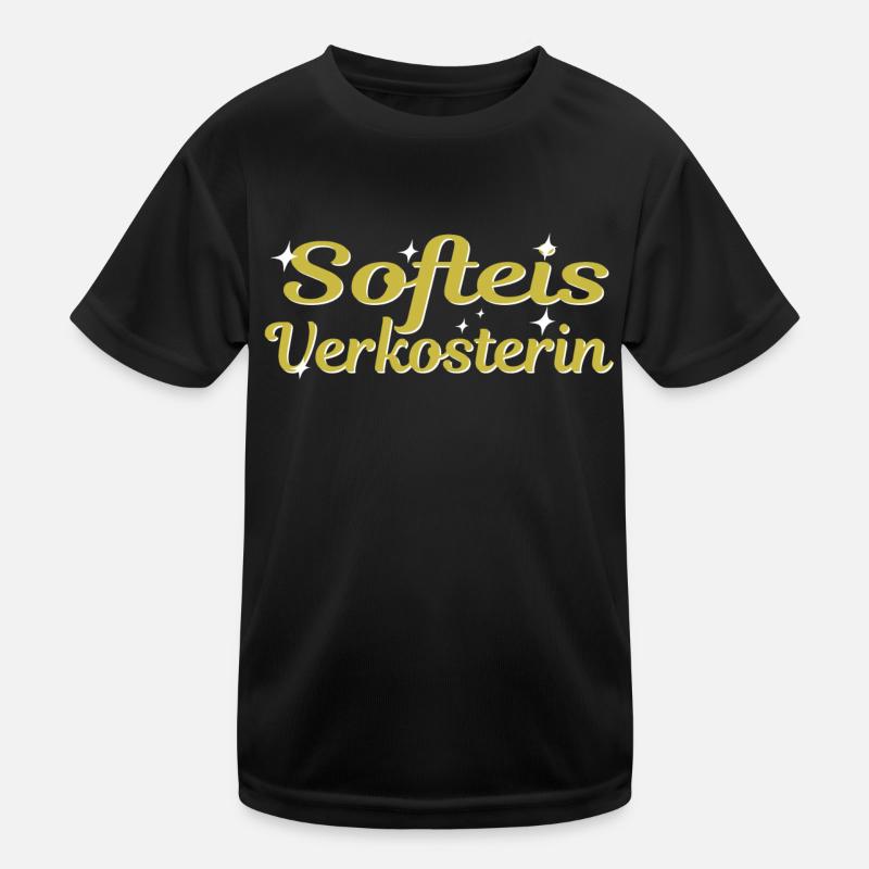 Softeis Verkosterin Kinder Funktions-T-Shirt