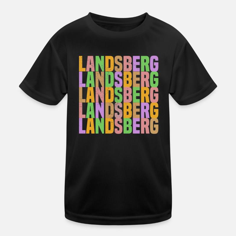 Landsberg Regenbogen Kinder Funktions-T-Shirt