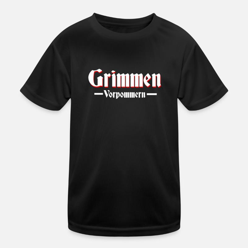 grimmen altdeutsche Schrift Kinder Funktions-T-Shirt