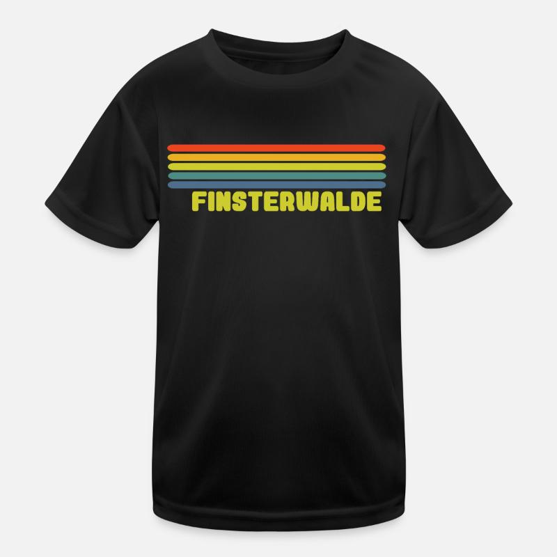 Finsterwalde bunt Kinder Funktions-T-Shirt