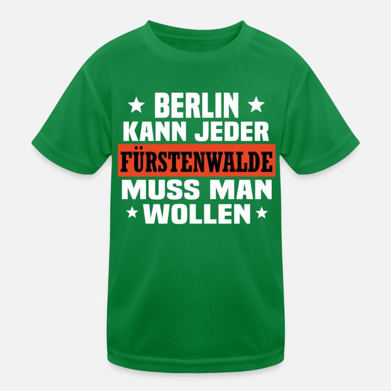 Fürstenwalde Spree Kinder Funktions-T-Shirt