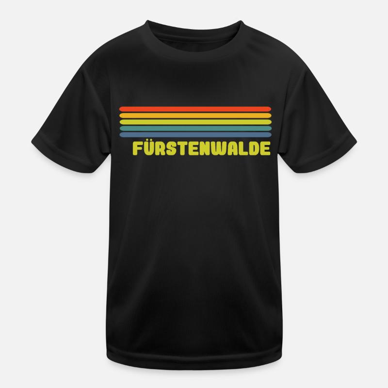 Fürstenwalde Spree Regenbogen Kinder Funktions-T-Shirt