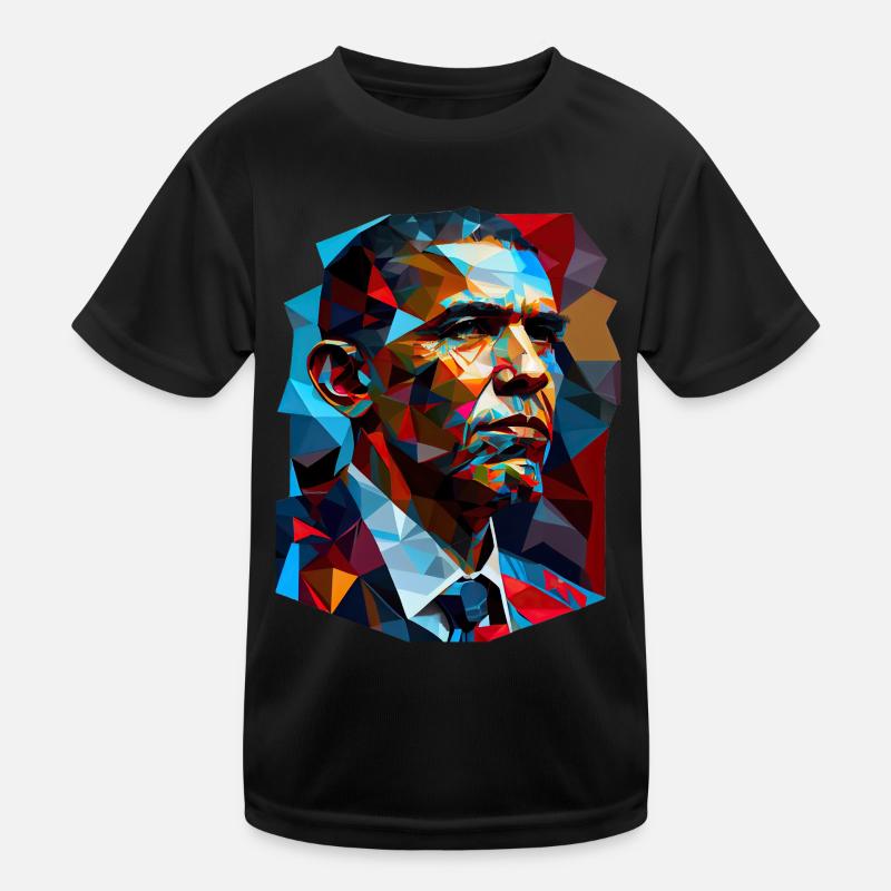 Obama Pop Art Kids Functional T-Shirt