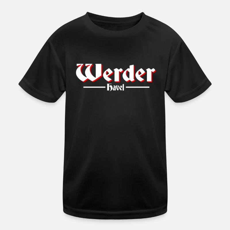 Werder Havel - Kinder Funktions-T-Shirt - Schwarz