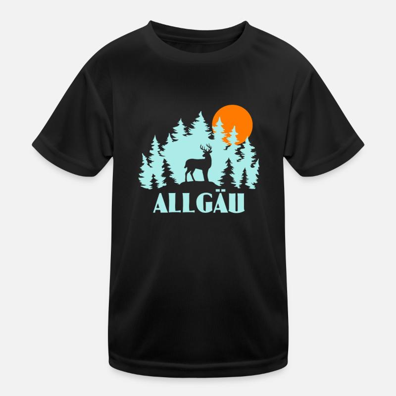 Allgäu Kinder Funktions-T-Shirt