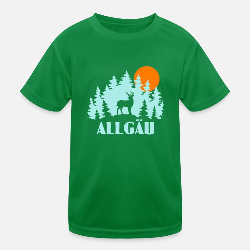 Allgäu Kinder Funktions-T-Shirt