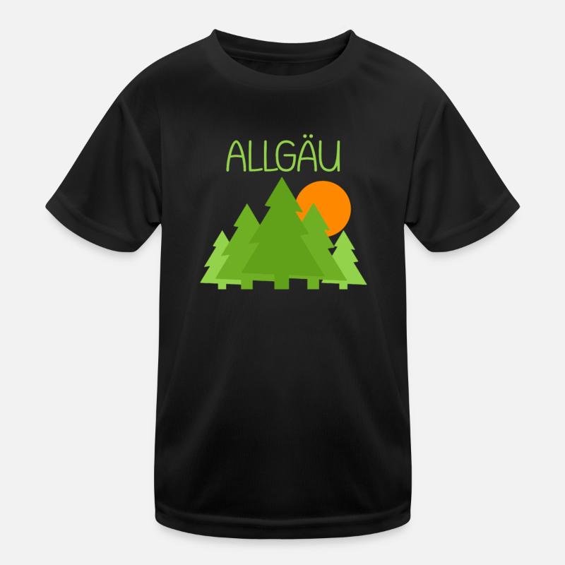 Allgäu Kinder Funktions-T-Shirt